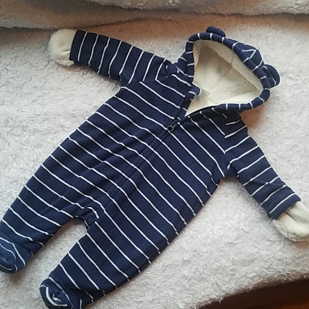 Old Navy fleece Striped onepiece
